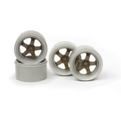 HPI120171-WORK MEISTER S1 WHEEL OLIVE (MICRO RS4/4PCS)