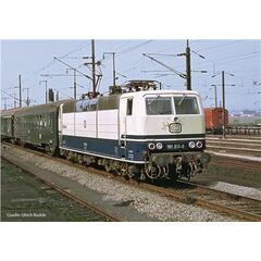 ARW05.51344-E-Lok BR 181.2 DB Saar beigeblau IV + DSS PluX22