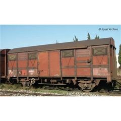 SNCF gedeckter Güterwagen mit Schlusslicht Ep IV