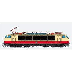 DB E-Lok, 103 163, orientrot DC/AV, Ep.V 1991