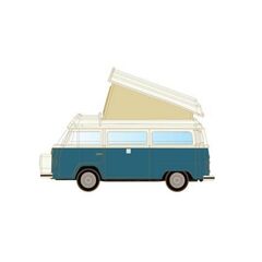 VW T2 Camper türikis/weiß (Metallic Serie)