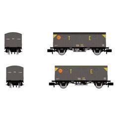 R.N. 2 geschlossene Güterwagen J3, T.E., Ep III