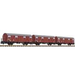 DB 3 ged. Güterwagen/Bremserhaus Glmhs 50,Ep.III
