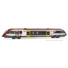 CFL Triebwagen 2101 silbrig/rot Ep.V