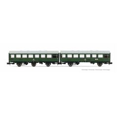 DR 2 Rekowagen (Gepäck) grün 3- und 2-achsig Ep.IV