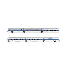 DB ICN Talgo Grundset mit 6 Wagen blau/weiss Ep.V