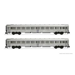 SNCF 2 Personenwagen DEV INOX 2 x B10 Ep IV