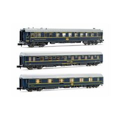 RENFE 3 Personenenwagen T2 Renfe + T2 CIWL + WR