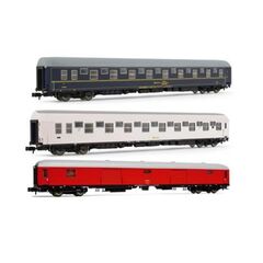 RENFE 3 Personenewg.T2 Renfe blau+T2 white+D8 red