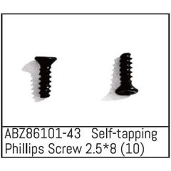 ABZ86101-43-Self-tapping Phillips Screw 2.5*8 - Mini AMT (10)
