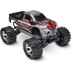 LEM67054-1S-M.TRUCK STAMPEDE 4x4 1:10 4WD EP RTR SILVER TQ 2.4GHz