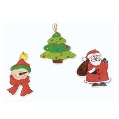 3er Set Weihnachtsanhänger