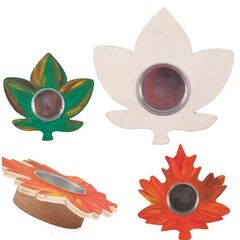 Teelichthalter Herbst, 2 Motive