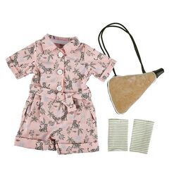 Safari Outfit mit Trinkflasche