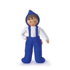 Klassik Frottee Baby blau/weiß