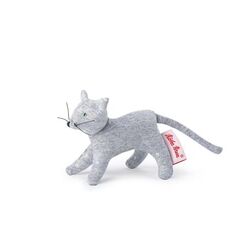 Mini Greifling Katze Sterne grau