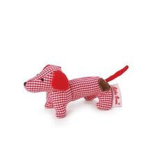 Mini Greifling Dackel rot