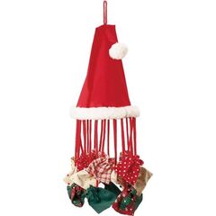 Adventkalender Mütze mit Säckchen