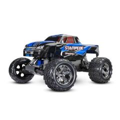 LEM36054-8BL-M.TRUCK STAMPEDE 1:10 2WD EP RTR BLUE w/USB-C Charger &amp; Battery