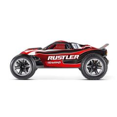 LEM37054-8R-S.TRUCK RUSTLER 1:10 2WD EP RTR RED w/USB-C Charger &amp; Battery