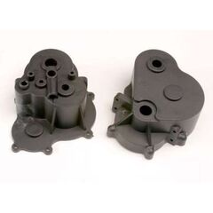 GEARBOX HALVES/RUBBER PLUG