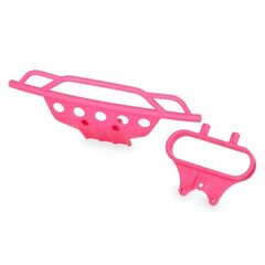 Bumper, front/ bumper mount, front (p ink)