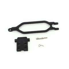 Hold down, battery/ hold down retaine / battery post/ angled body clip (allows for installation of taller,