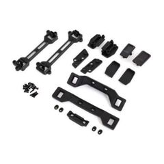 Body conversion kit, Slash 4X4 (inclu des front & rear body mounts, latches , hardware) (for clipless mounting)