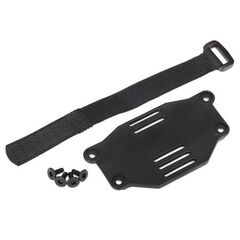Battery plate/ battery strap/ 3x8 fla thead screws (4) (requires #8072 inne r fenders)