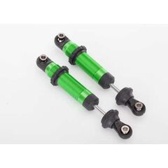 Shocks, GTS, aluminum (green-anodized ) (assembled with spring retainers) ( 2)