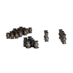 Hollow ball set, complete, TRX-4 (alu minum, PTFE-coated)