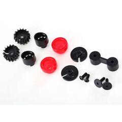 Tail lights (2)/ tail light mounts (4 ) / exhaust tips (2)/ exhaust tip mou nt (1)/ 3x10 flathead screws (2)/ 3x8