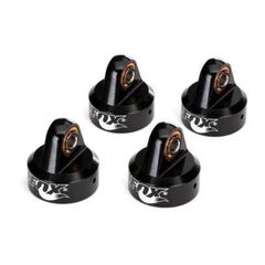 Shock caps, aluminum (black-anodized) , Fox Shocks (4)