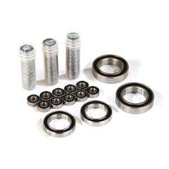 Ball bearing set, TRX-4 Traxx├óÔÇ×┬ó, bla ck rubber sealed, stainless (contains 5x11x4 (40), 20x32x7 (2), & 17x26x5
