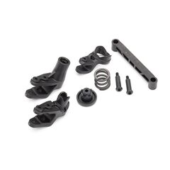 Steering bellcranks/ bellcrank suppor t/ servo saver/ servo saver spring/ d raglink/ 3x20mm shoulder screws (2)