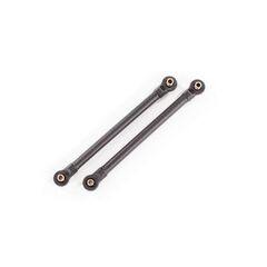Toe links, 119.8mm (108.6mm center to center) (black) (2) (for use with #8 995 WideMaxx suspension kit)