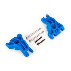 Carriers, stub axle, rear, extreme he avy duty, blue (left & right)/ 3x41mm hinge pins (2)/ 3x20mm BCS (2) (for