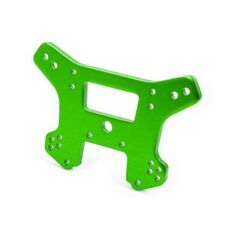 Shock tower, front, 6061-T6 aluminum (green-anodized)