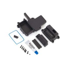 Box, receiver (sealed) w/ ESC mount/ receiver box cover/ access plug/ foam pads/ silicone grease/ 2.5x10 CS (2)