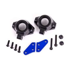 Steering block arms (aluminum, blue-a nodized) (2)/ steering blocks, left o r right