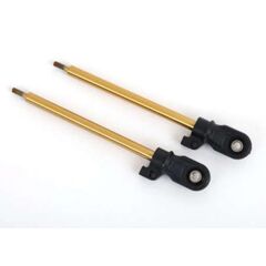 Shock shaft, 80mm (GT-Maxx) (TiN-coat ed) (2) (assembled with rod ends and steel hollow balls)