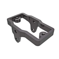 Servo mount, 6061-T6 aluminum (dark t itanium-anodized)