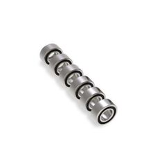 Ball bearing set, transmission, black rubber sealed (contains 3x6x2.5mm be arings (6))