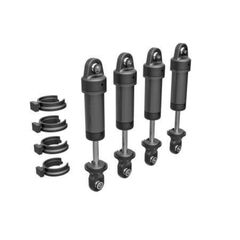Shocks, GTM, 6061-T6 aluminum (dark t itanium-anodized) (fully assembled w/ o springs) (4)