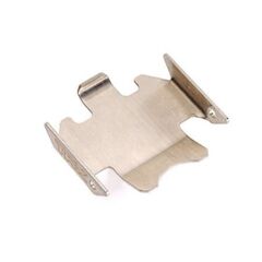 Skidplate, chassis (stainless steel)