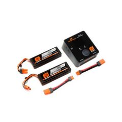 LEMSPMXPS4-Smart Powerstage Bundle 4S 2x 5000mAh 2S 50C Smart LiPo batterie 1X S2100 Smart AC Charger