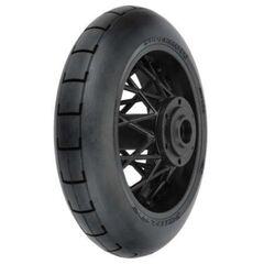 LEMPRO1022310-1/4 Supermoto Tire Rear MTD Black Whe el: PM-MX