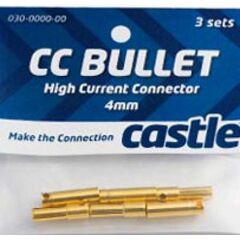 LEMCCBULLET4-CONNECTEUR BULLET 4.0mm (3sets)
