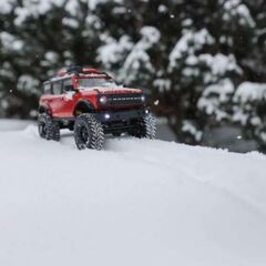 LEMAXI00006T1-CRAWLER FORD BRONCO 1:24 4WD EP RTR SCX24 - 2021 - Red