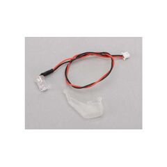 350QX LED avant avec capuchon, rouge